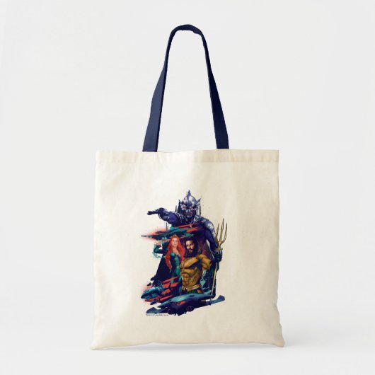 Aquaman | King Orm Versus Mera & Aquaman Tote Bag (Voorkant)