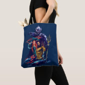 Aquaman | King Orm Versus Mera & Aquaman Tote Bag (Dichtbij)