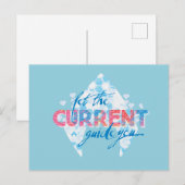 Aquaman | "Laat de huidige gids u" — Grafisch Briefkaart (Voorkant / Achterkant)