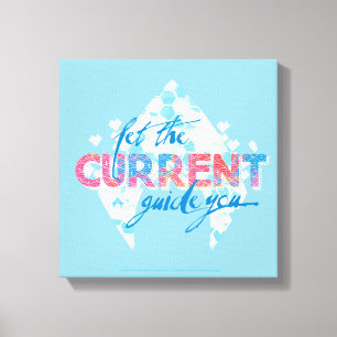 Aquaman   "Laat de huidige gids u" — Grafisch Canvas Afdruk