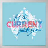 Aquaman | "Laat de huidige gids u" — Grafisch Poster (Voorkant)