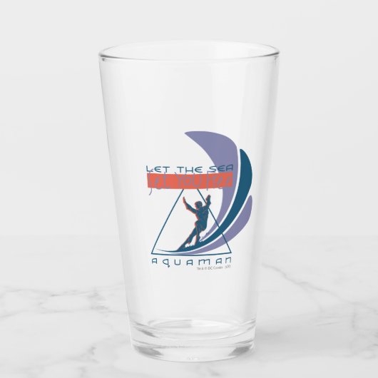 Aquaman | Laat het Zee je vrij Glas (Voorkant)