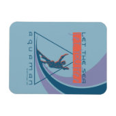 Aquaman | Laat het Zee je vrij Magneet (Horizontaal)