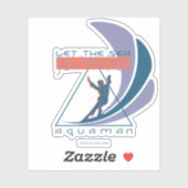 Aquaman | Laat het Zee je vrij Sticker (Vel)