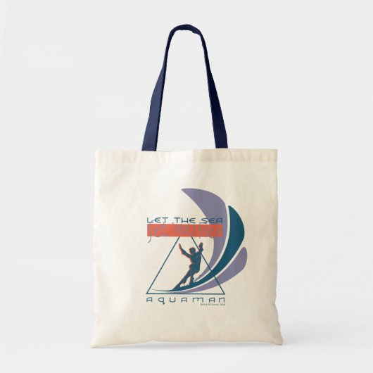 Aquaman | Laat het Zee je vrij Tote Bag (Voorkant)