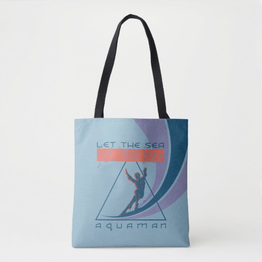 Aquaman | Laat het Zee je vrij Tote Bag (Voorkant)