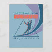 Aquaman | Laat het Zee je vrij Uitnodiging Briefkaart (Voorkant)