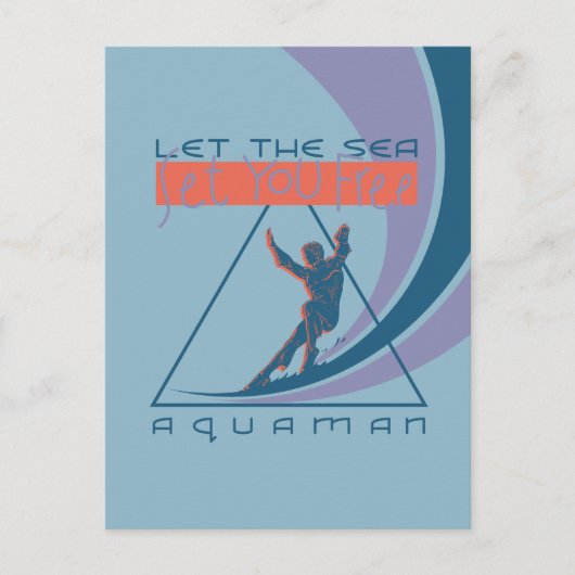 Aquaman | Laat het Zee je vrij Uitnodiging Briefkaart (Voorkant)