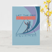 Aquaman| Laat het Zee u vrij Kaart (Gele Bloem)