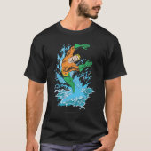 Aquaman Leaps in Wave T-shirt (Voorkant)