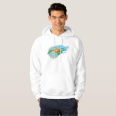 Aquaman Leaps Links Hoodie (Voorkant volledig)