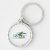 Aquaman leaps over koraal sleutelhanger (Voorkant)