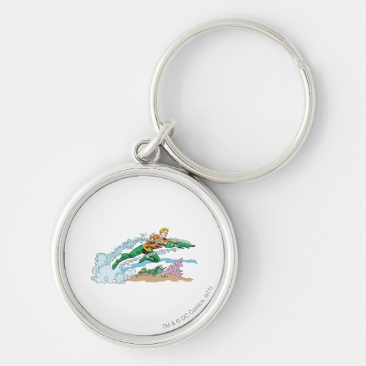 Aquaman leaps over koraal sleutelhanger (Voorkant)