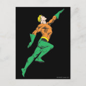 Aquaman leaps up briefkaart (Voorkant)