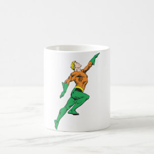 Aquaman leaps up koffiemok