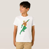 Aquaman leaps up t-shirt (Voorkant volledig)