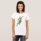 Aquaman leaps up t-shirt (Voorkant volledig)