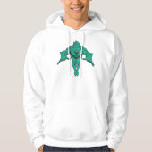 Aquaman Lunging Forward - Blauwgroen Hoodie (Voorkant)