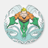 Aquaman Lunging Forward Magneet (Voorkant)