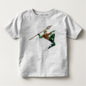 Aquaman Lunging met Spear Kinder Shirts (Voorkant)
