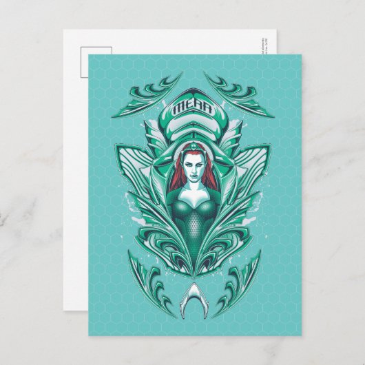 Aquaman | Mera Grafisch Briefkaart (Voorkant / Achterkant)