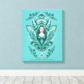 Aquaman | Mera Grafisch Canvas Afdruk (Insitu (Houten vloer))