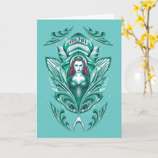 Aquaman |  Mera Grafisch Kaart (Gele Bloem)