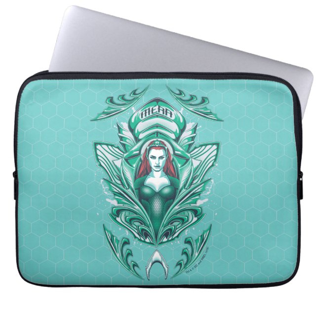 Aquaman |  Mera Grafisch Laptop Sleeve (Voorkant)