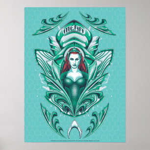 Aquaman Mera Grafisch Poster