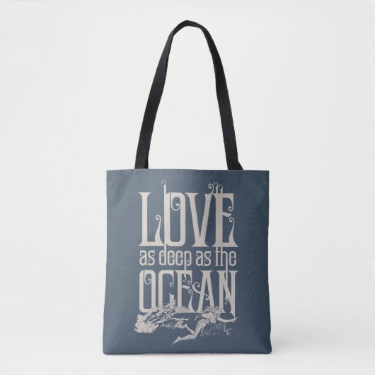 Aquaman & Mera - liefde even diep als de oceaan Tote Bag (Voorkant)