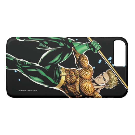 Aquaman met Spear Case-Mate iPhone Case (Achterkant (Horizontaal))