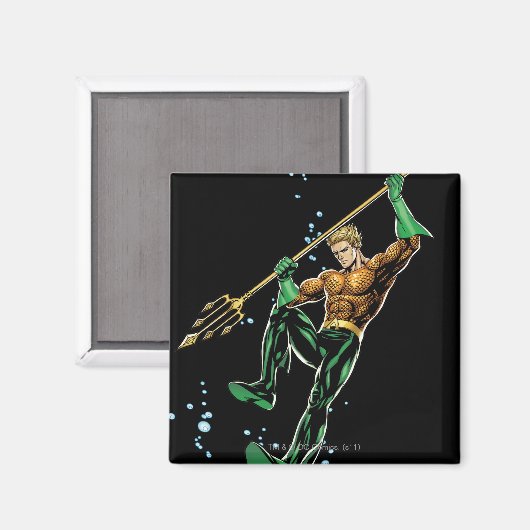 Aquaman met Spear Magneet (Voorkant / Achterkant)