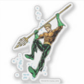Aquaman met Spear Sticker (Voorkant)