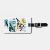 Aquaman | Modernist Aquaman & Black Manta Graphic Bagagelabel (Voorkant horizontaal)