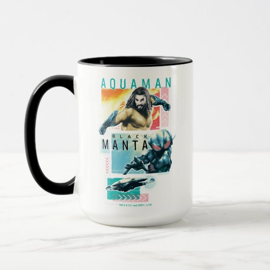 Aquaman | Modernist Aquaman & Black Manta Graphic Mok (Links)