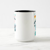 Aquaman | Modernist Aquaman & Black Manta Graphic Mok (Midden)