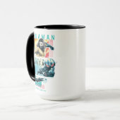Aquaman | Modernist Aquaman & Black Manta Graphic Mok (Voorkant links)
