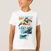Aquaman | Modernist Aquaman & Black Manta Graphic T-shirt (Voorkant)