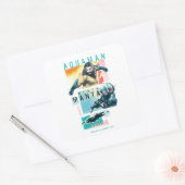Aquaman | Modernist Aquaman & Black Manta Graphic Vierkante Sticker (Envelop)