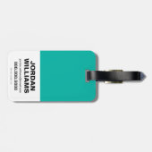 Aquaman | Modernist Aquaman Collage Bagagelabel (Achterkant horizontaal)