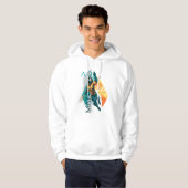 Aquaman | Modernist Aquaman Collage Hoodie (Voorkant volledig)
