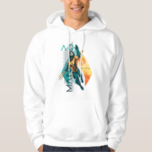 Aquaman   Modernist Aquaman Collage Hoodie