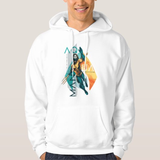 Aquaman | Modernist Aquaman Collage Hoodie (Voorkant)