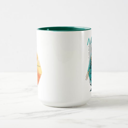 Aquaman | Modernist Aquaman Collage Mok (Midden)