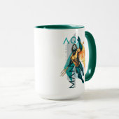 Aquaman | Modernist Aquaman Collage Mok (Voorkant rechts)