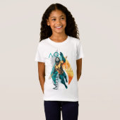 Aquaman | Modernist Aquaman Collage T-shirt (Voorkant volledig)