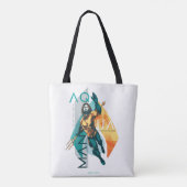 Aquaman | Modernist Aquaman Collage Tote Bag (Achterkant)