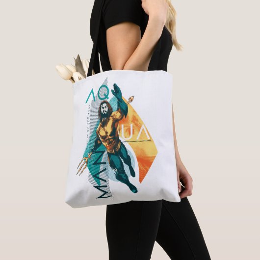 Aquaman | Modernist Aquaman Collage Tote Bag (Dichtbij)