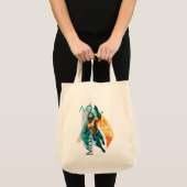 Aquaman | Modernist Aquaman Collage Tote Bag (Voorkant (product))