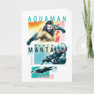 Aquaman   Modernist Grafische Aquaman & Zwarte Kaart